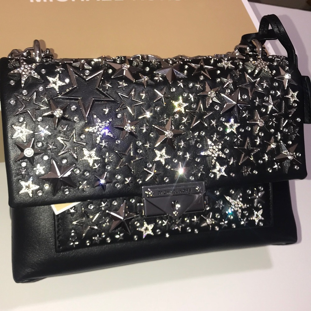 Michael Kors Star studded Cece chain shoulder bag - Picture 3 of 16